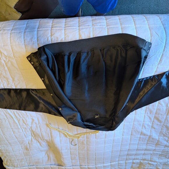 Vintage Satin Diamond Dust bomber jacket - Picture 3 of 5
